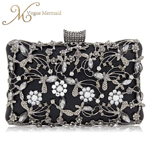 black clutch bags rhinestone